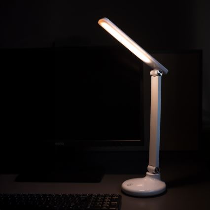 Zuma Line - LED akumulatorowa lampa stołowa LED/6W/1200 mAh 3000/4500/6000K CRI 90 biały