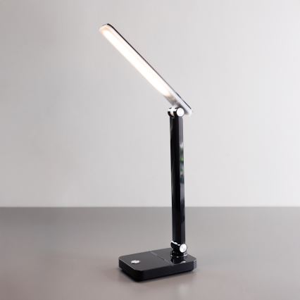 Zuma Line - LED akumulatorowa lampa stołowa LED/8W/1200 mAh 3000/4500/6000K CRI 90 czarny