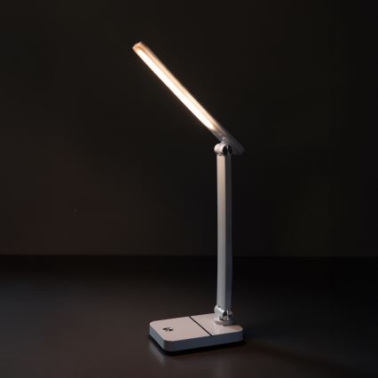 Zuma Line - LED akumulatorowa lampa stołowa LED/8W/1200 mAh 3000/4500/6000K CRI 90 biały