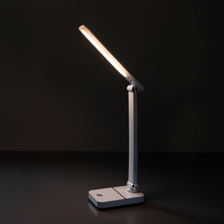 Zuma Line - LED akumulatorowa lampa stołowa LED/8W/1200 mAh 3000/4500/6000K CRI 90 biały