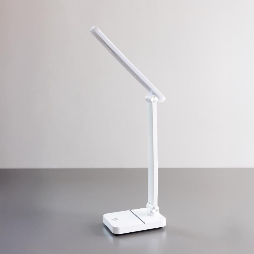 Zuma Line - LED akumulatorowa lampa stołowa LED/8W/1200 mAh 3000/4500/6000K CRI 90 biały