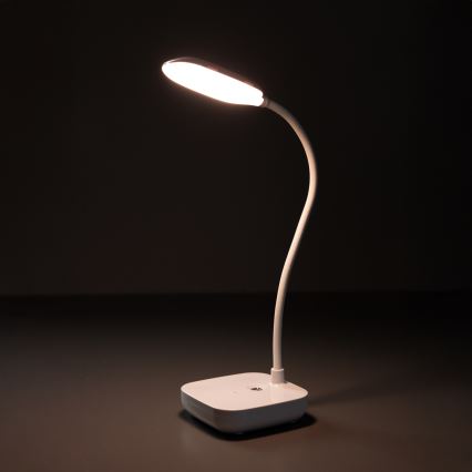 Zuma Line - LED akumulatorowa lampa stołowa LED/7W/1200 mAh 3000/4500/6000K CRI 90 biały