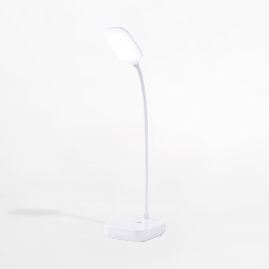 Zuma Line - LED akumulatorowa lampa stołowa LED/7W/1200 mAh 3000/4500/6000K CRI 90 biały