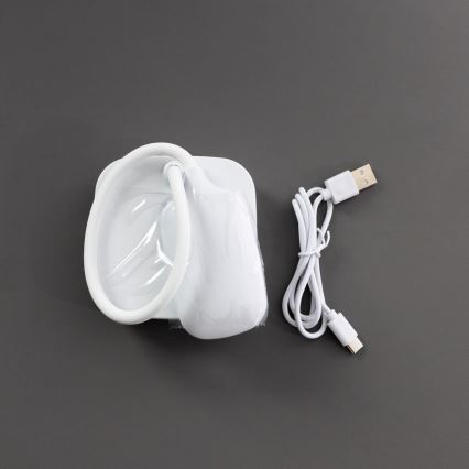 Zuma Line - LED akumulatorowa lampa stołowa LED/7W/1200 mAh 3000/4500/6000K CRI 90 biały