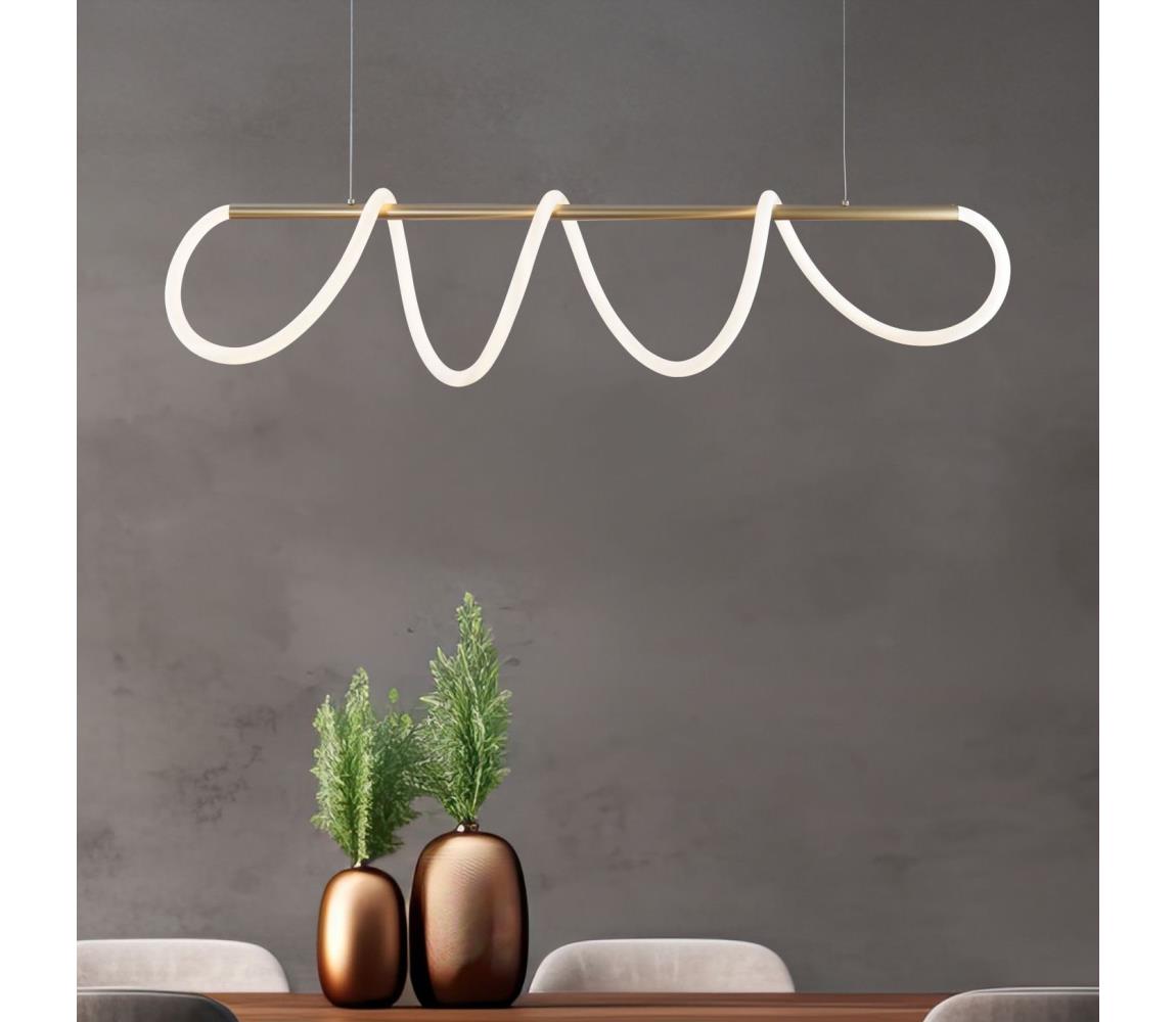Zuma Line 20006PM-GD - LED Żyrandol na lince BALBO LED/45W/230V 3000/4000/6000K