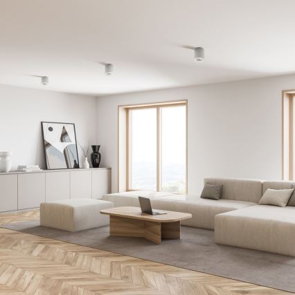 Zuma Line - LED RGBW ściemnialna oprawa punktowa 1xGU10/6W/230V biała + pilot zdalnego sterowania