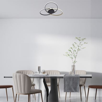 Zuma Line - LED Plafon LED/60W/230V 3000/4000/6000K czarny/złoty