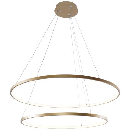 Zuma Line - LED Żyrandol na lince LED/60W/230V 3000/4000/6000K śr. 80 cm złoty