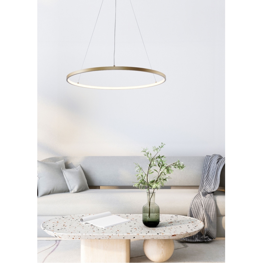 Zuma Line - LED Żyrandol na lince LED/28W/230V 3000/4000/6000K śr. 60 cm złoty