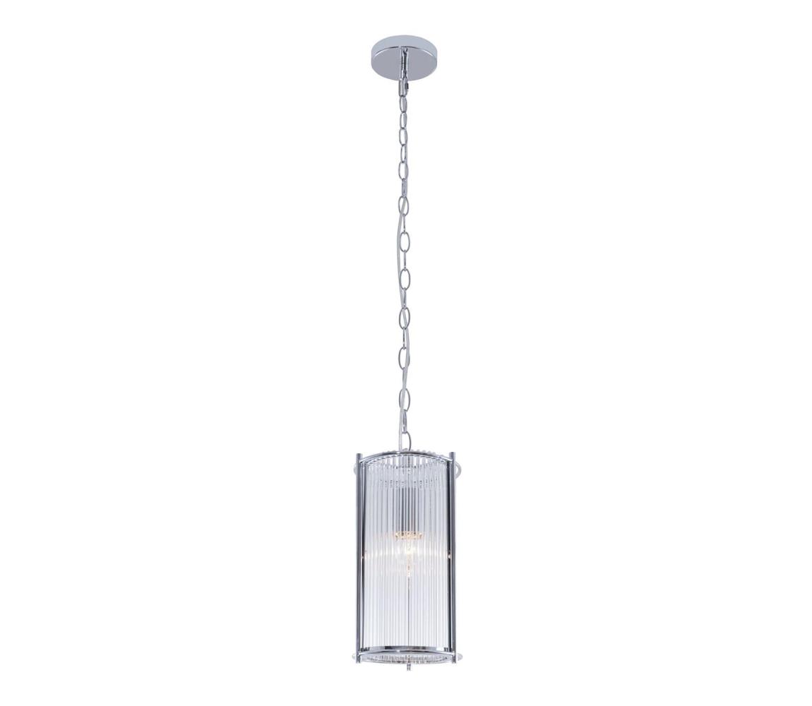 Zuma Line 2200131P-1 - Żyrandol na łańcuchu MARMO 1xE27/40W/230V chrom