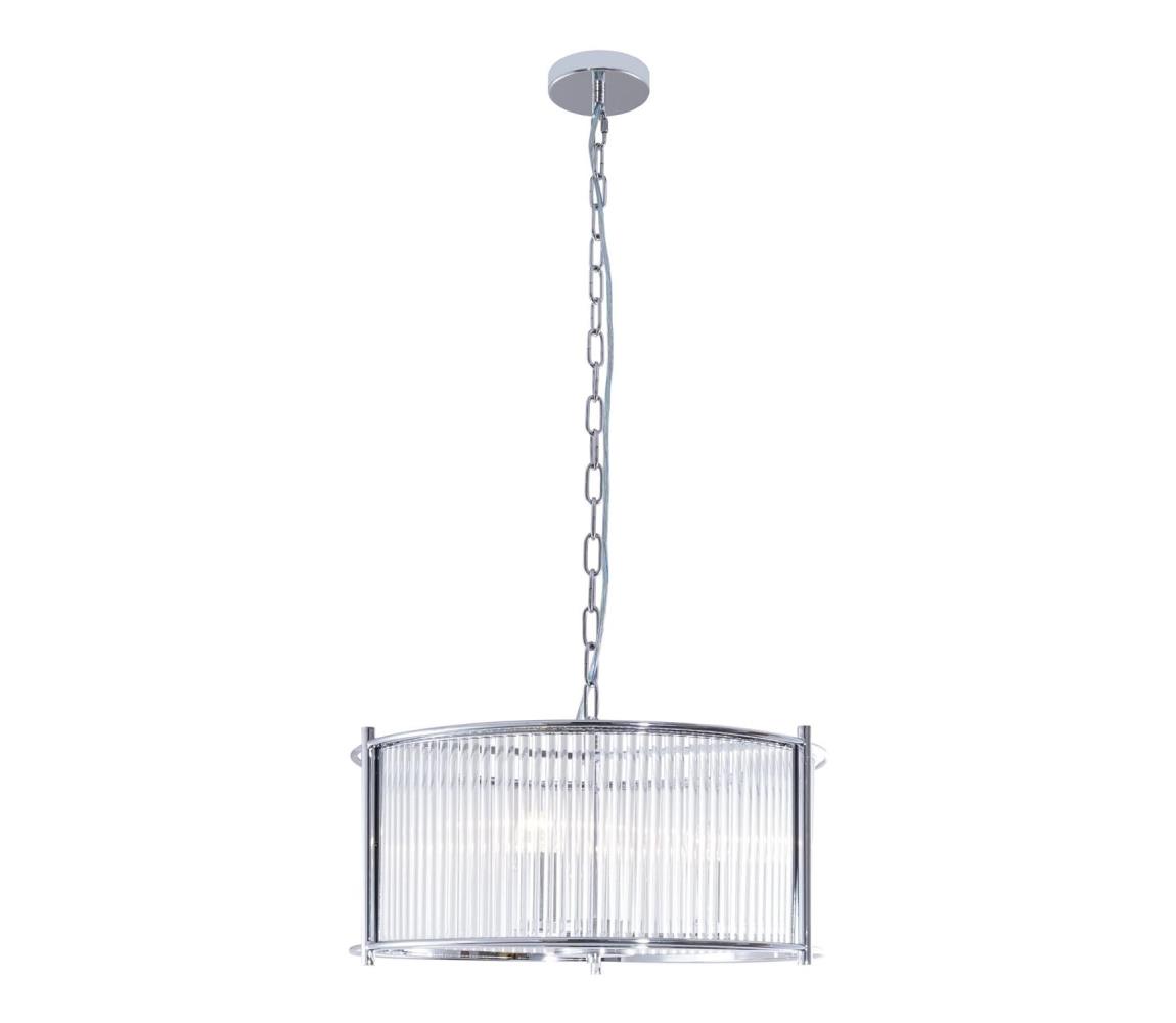 Zuma Line 2200131P-L - Żyrandol na łańcuchu MARMO 3xE27/40W/230V chrom