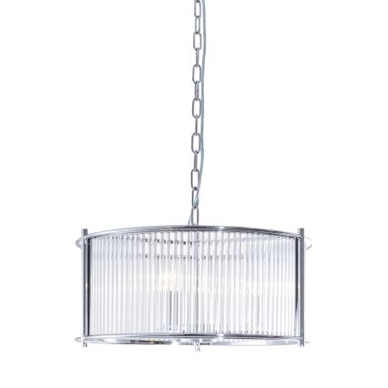 Zuma Line - Żyrandol na łańcuchu 3xE27/40W/230V chrom błyszczący