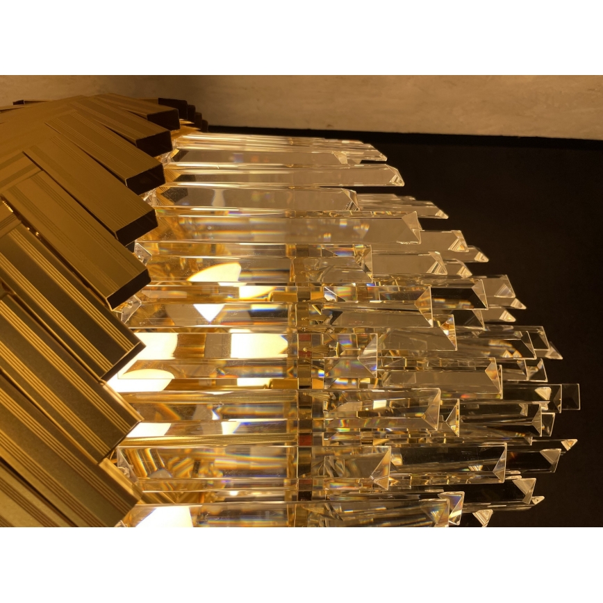 Zuma Line - Żyrandol na łańcuchu 9xE14/40W/230V złoty