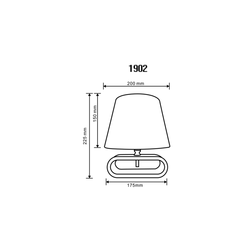 Zuma Line - Lampa stołowa 1xE14/40W/230V bambus/biała