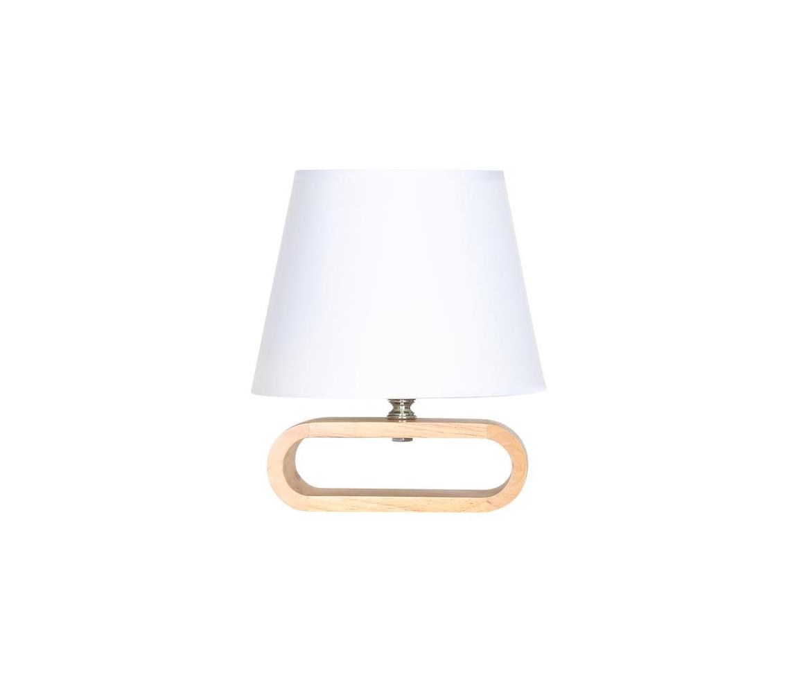 Zuma Line 2529-000-200-000-0113 - Lampa stołowa 1xE14/40W/230V bambus/biała