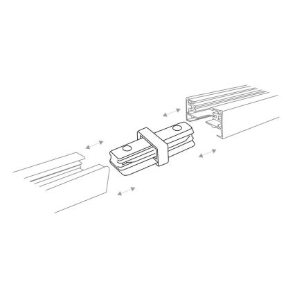 Zuma Line - Oświetlenie punktowe do systemu szynowego 6xGU10/10W/230V białe + akcesoria do szyn