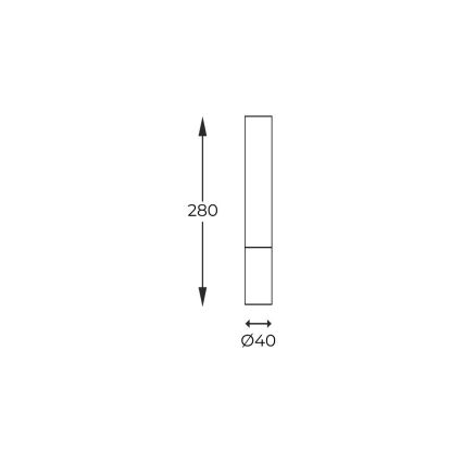 Zuma Line - Oświetlenie punktowe 1xG9/28W/230V 28 cm drewno