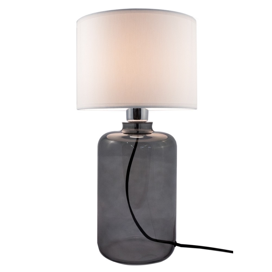 Zuma Line - Lampa stołowa 1xE27/40W/230V biała/czarna