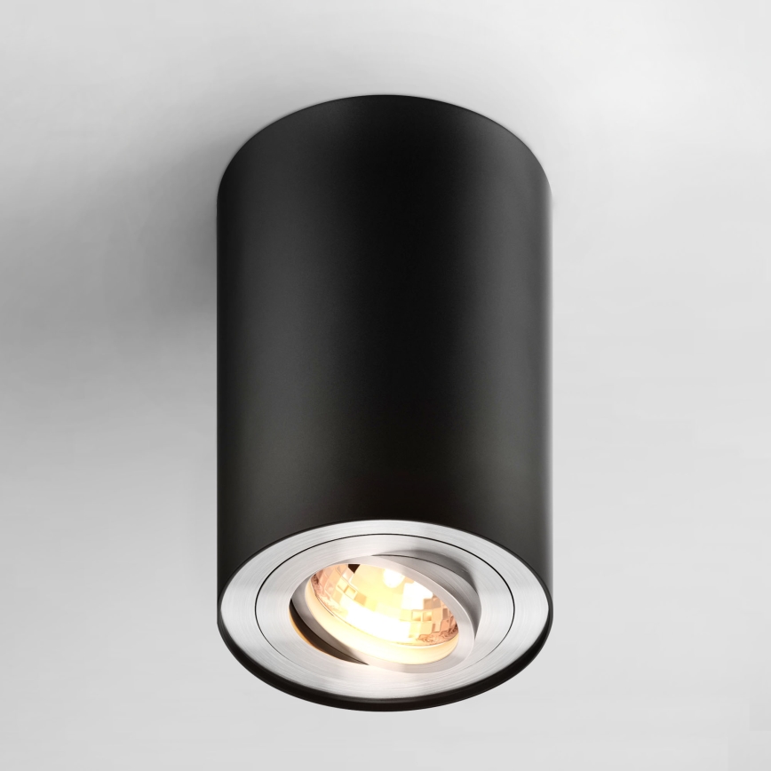 Zuma Line - LED RGBW ściemnialna oprawa punktowa 1xGU10/6W/230V czarna + zdalne sterowanie