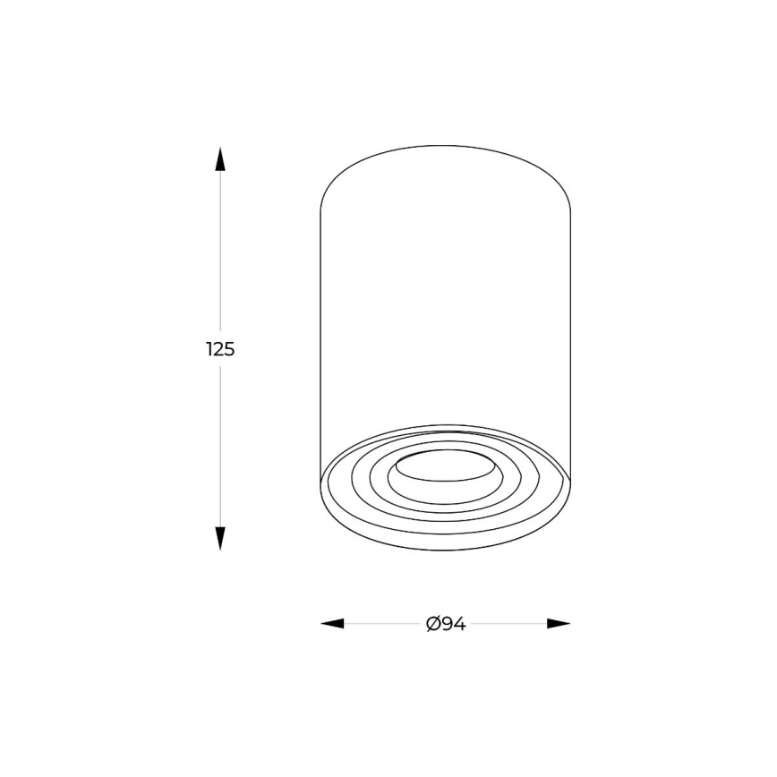 Zuma Line - LED RGBW ściemnialna oprawa punktowa 1xGU10/6W/230V czarna + zdalne sterowanie