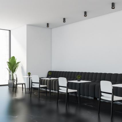 Zuma Line - LED RGBW ściemnialna oprawa punktowa 1xGU10/6W/230V czarna + pilot zdalnego sterowania