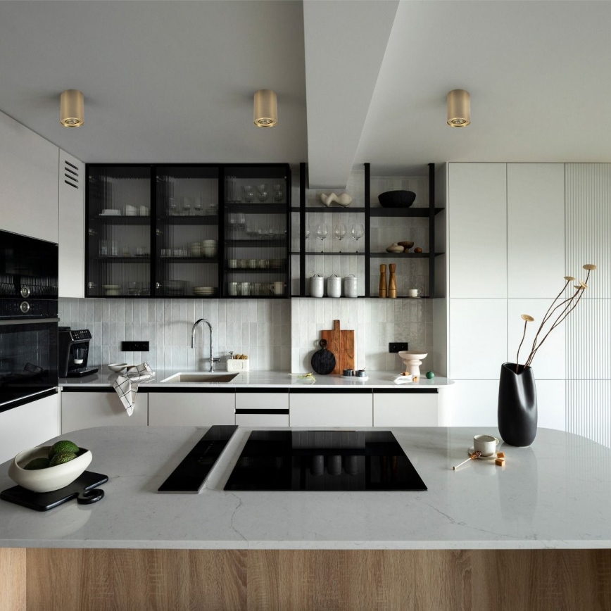 Zuma Line - LED RGBW ściemnialna oprawa punktowa 1xGU10/6W/230V złota + pilot zdalnego sterowania