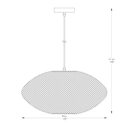 Zuma Line - Żyrandol na lince 1xE27/40W/230V złoty