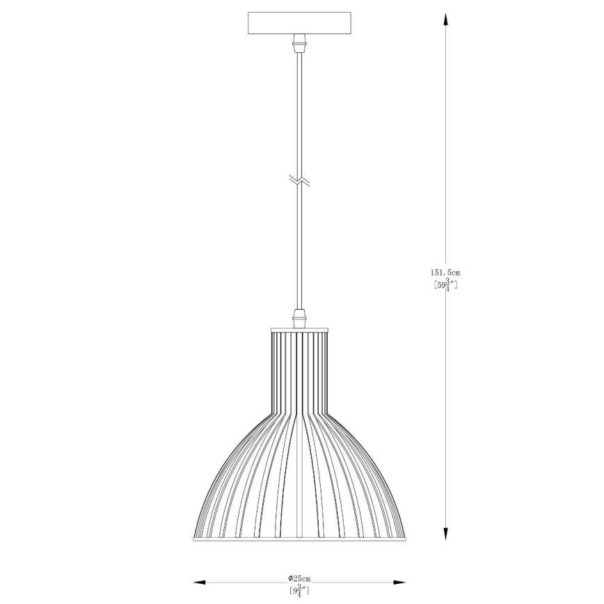 Zuma Line - Żyrandol na lince 1xE27/40W/230V śr. 25 cm złoty
