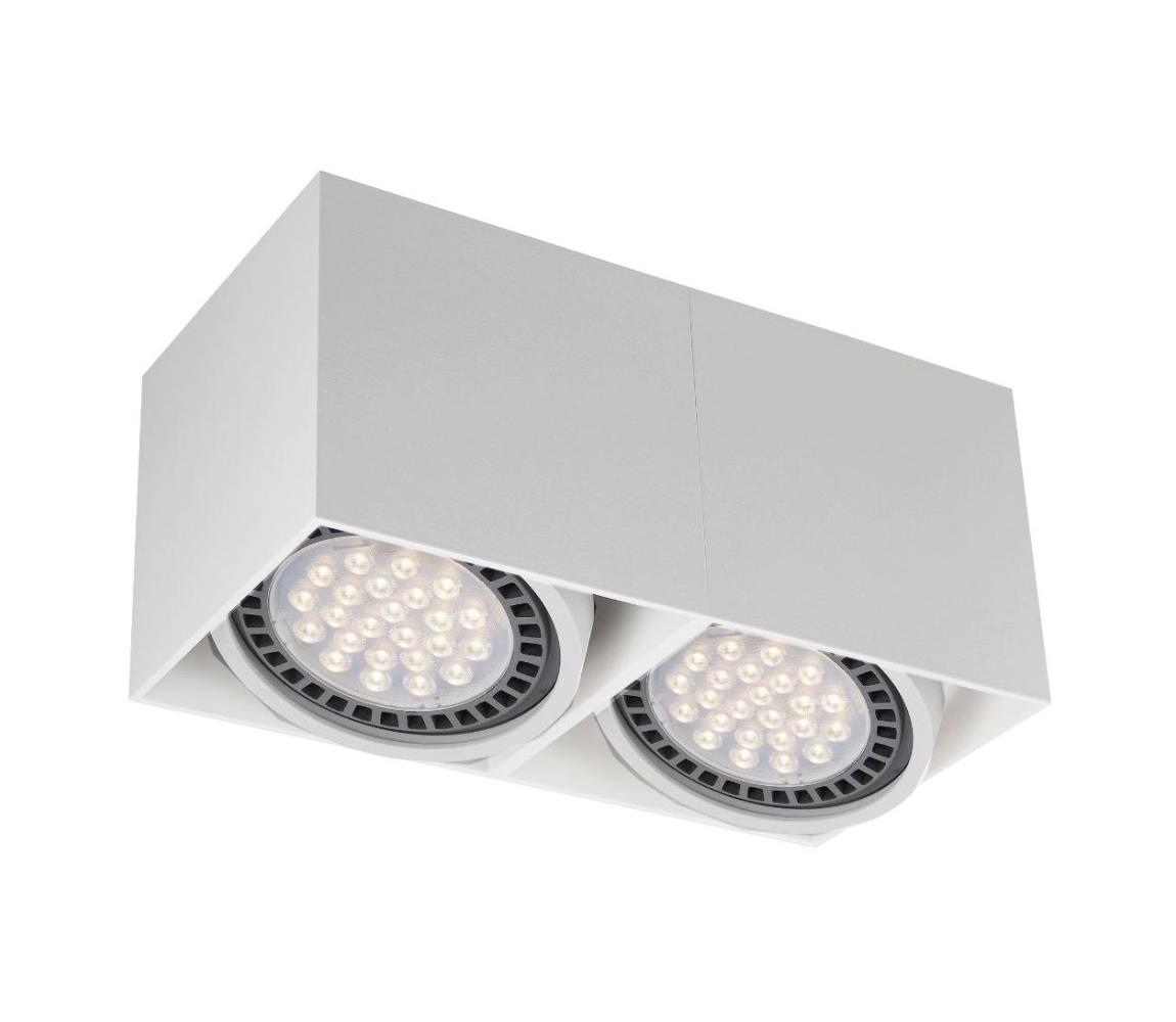 Zuma Line ACGU10-116-N - Oświetlenie punktowe BOX 2 2xGU10-ES111/15W/230V białe