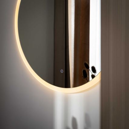 Zuma Line - Łazienkowe lustro ścienne z podświetleniem LED/36W/230V 3000/4000/6000K śr. 80 cm IP44