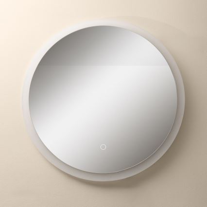 Zuma Line - LED Łazienkowe naścienne lustro z podświetleniem LED/24W/230V 3000/4000/6000K śr. 60 cm IP44 białe