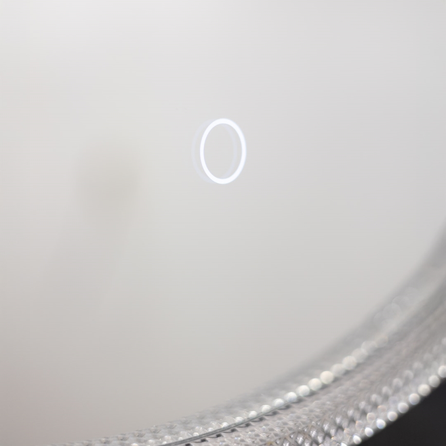 Zuma Line - LED Łazienkowe naścienne lustro z podświetleniem LED/24W/230V 3000/4000/6000K śr. 60 cm IP44 przezroczyste/złote