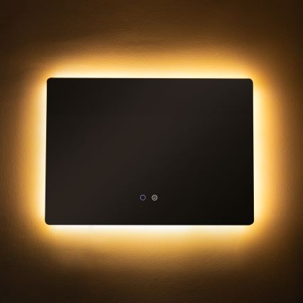 Zuma Line - LED Łazienkowe podgrzewane naścienne lustro z podświetleniem LED/24W/230V 3000/4000/6000K 70x50 cm IP44