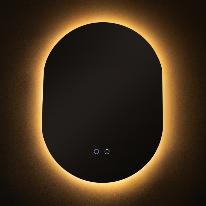 Zuma Line - LED Łazienkowe podgrzewane naścienne lustro z podświetleniem LED/24W/230V 3000/4000/6000K 70x50 cm IP44