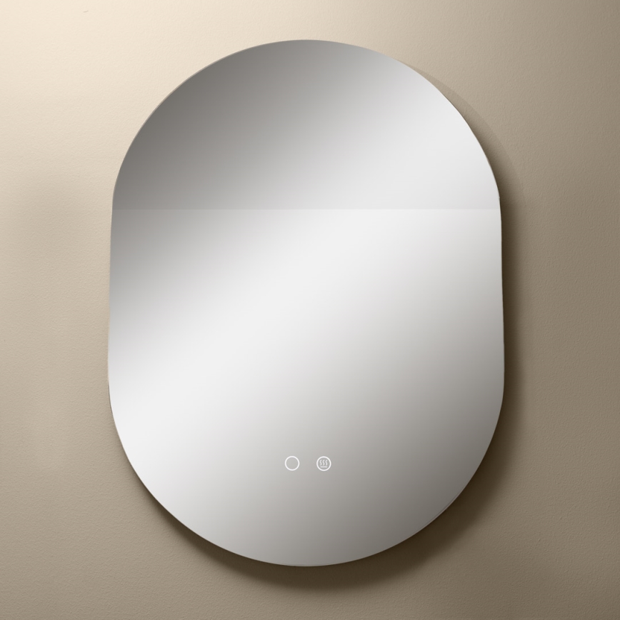 Zuma Line - LED Łazienkowe podgrzewane naścienne lustro z podświetleniem LED/24W/230V 3000/4000/6000K 70x50 cm IP44