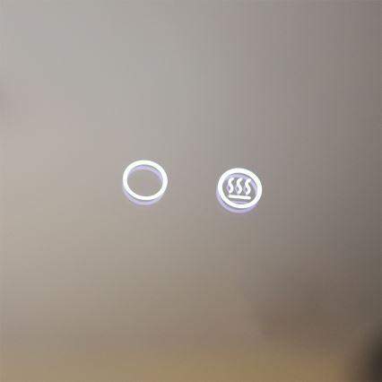 Zuma Line - LED Łazienkowe podgrzewane naścienne lustro z podświetleniem LED/24W/230V 3000/4000/6000K 70x50 cm IP44