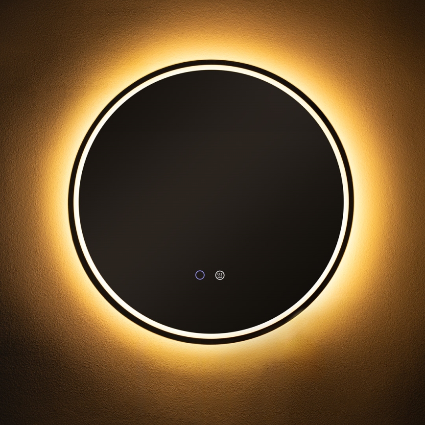 Zuma Line - LED Łazienkowe podgrzewane naścienne lustro z podświetleniem LED/24W/230V 3000/4000/6000K śr. 60 cm IP44