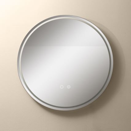 Zuma Line - LED Łazienkowe podgrzewane naścienne lustro z podświetleniem LED/24W/230V 3000/4000/6000K śr. 60 cm IP44