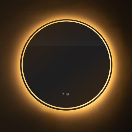Zuma Line - LED Łazienkowe podgrzewane naścienne lustro z podświetleniem LED/24W/230V 3000/4000/6000K śr. 80 cm IP44