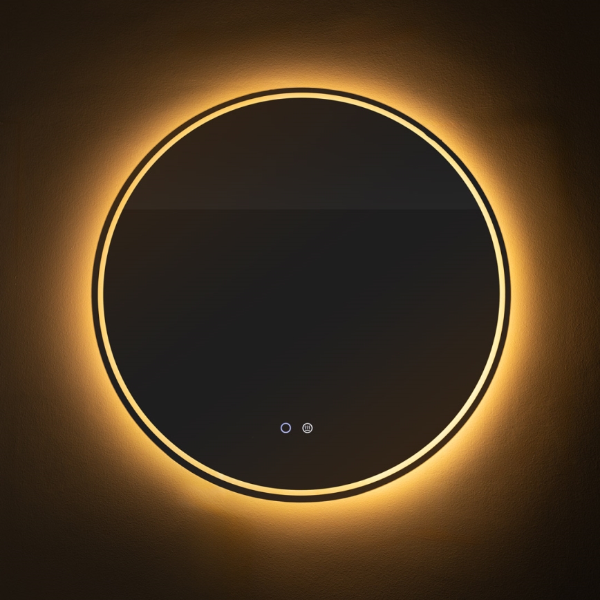 Zuma Line - LED Łazienkowe podgrzewane naścienne lustro z podświetleniem LED/24W/230V 3000/4000/6000K śr. 80 cm IP44