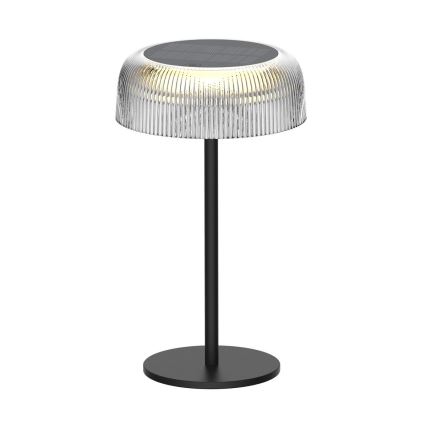 Zuma Line - LED Ściemnialna solární akumulatorowa Lampa stołowa LED/2,5W/2000 mAh IP44 czarny
