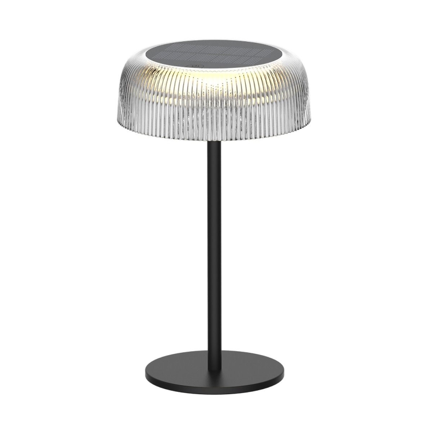 Zuma Line - LED Ściemnialna solární akumulatorowa Lampa stołowa LED/2,5W/2000 mAh IP44 czarny