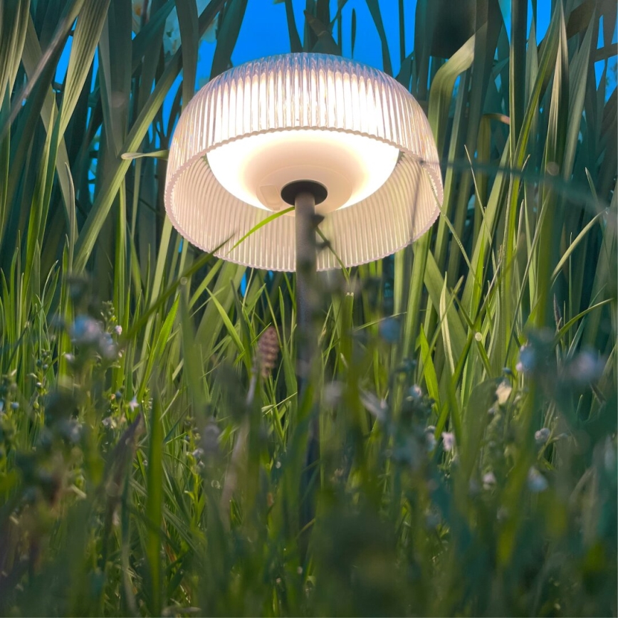 Zuma Line - LED Ściemnialna solární akumulatorowa Lampa stołowa LED/2,5W/2000 mAh IP44 czarny