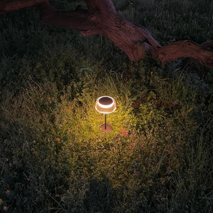Zuma Line - LED Ściemnialna solární akumulatorowa Lampa stołowa LED/2,5W/2000 mAh IP44 czarny