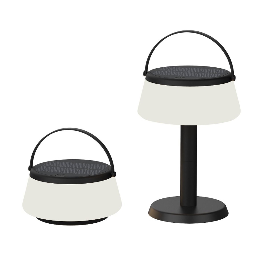 Zuma Line - LED Ściemnialna solární akumulatorowa Lampa stołowa LED/2,2W/2000 mAh IP44 czarny