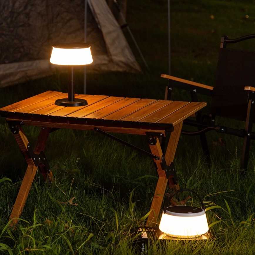 Zuma Line - LED Ściemnialna solární akumulatorowa Lampa stołowa LED/2,2W/2000 mAh IP44 czarny