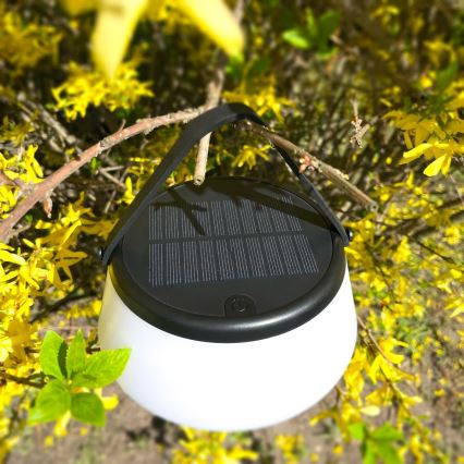 Zuma Line - LED Ściemnialna solární akumulatorowa Lampa stołowa LED/2,2W/2000 mAh IP44 czarny