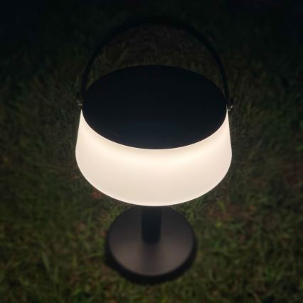Zuma Line - LED Ściemnialna solární akumulatorowa Lampa stołowa LED/2,2W/2000 mAh IP44 czarny