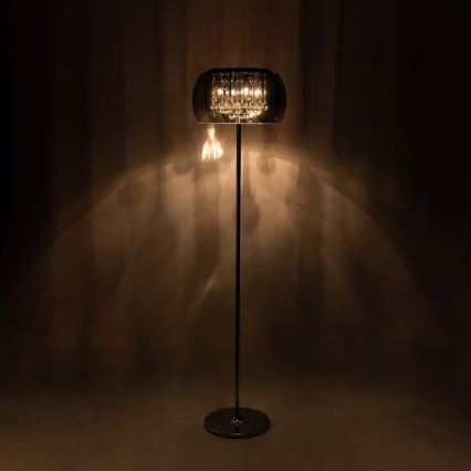 Zuma Line - Kryształowa lampa podłogowa 4xG9/42W/230V