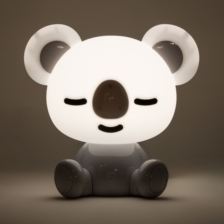 Zuma Line - LED Ściemniana dotykowa lampa stołowa dla dzieci LED/3W/230V koala szary